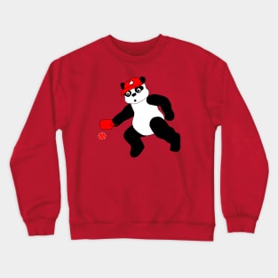 Panda Bear Pickleball Crewneck Sweatshirt